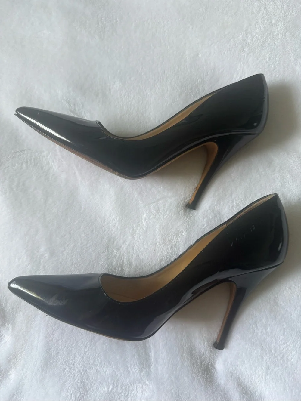 kate spade Black Patent Pointed-Toe Pumps